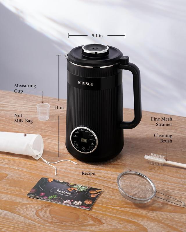 8-in-1 Multifunctional Fully Automatic Nut Milk Maker and Coffee Maker
